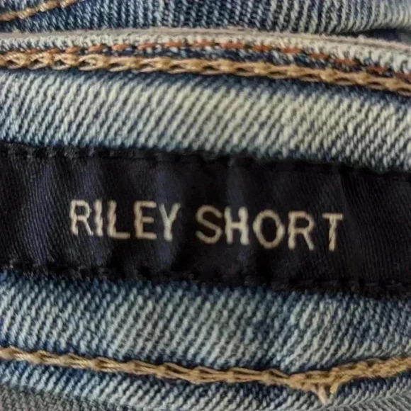 Lucky Brand Denim Shorts Girls rolled cuff Riley Short Adjustable Waist Size 7 - Picture 4 of 6